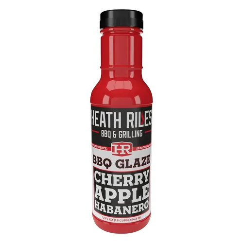 Vista 7 de Heath Riles BBQ Glaseado para barbacoa habanero de manzana – Salsa BBQ de manzana, glaseado de costillas dulce y picante para paleta de cerdo