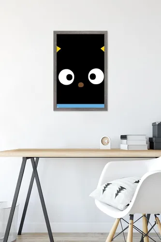 Vista 6 de Trends International Hello Kitty and Friends: 21 Over The Top - Póster de pared Chococat, 22.4 pulgadas de largo x 14.7 W, versión enmarcada