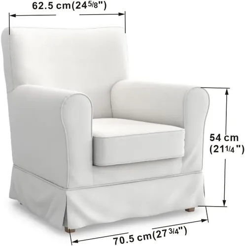 Vista 4 de MASTERS OF COVERS Ektorp Jennylund - Funda de repuesto para sillón IKEA Ektorp Jennylund (blanco frío)