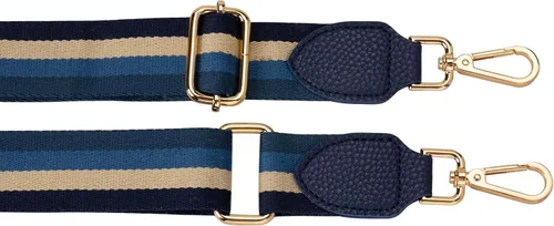 Vista 4 de Allzedream - Correa cruzada de algodón suave y ajustable para bolso, Broche