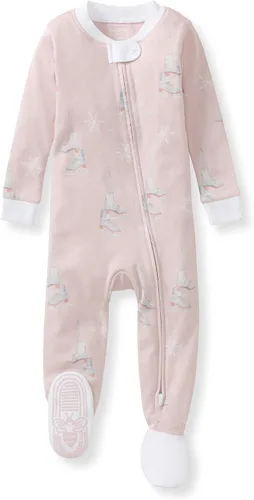 Vista 67 de Burt's Bees Baby Pijama para bebé niña, 100% algodón orgánico, pijama de una pieza, overol diagonal con cremallera, ajuste cómodo