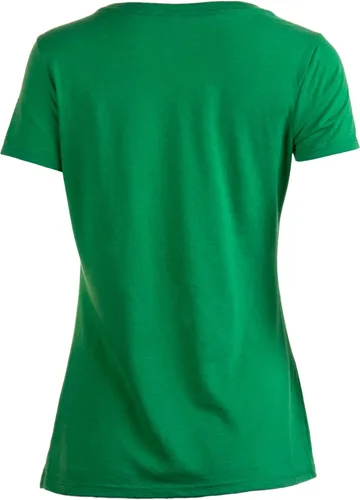 Vista 2 de Dinosaur Species Camiseta con cuello en V para fiesta de cumpleaños de Dino Mom para mujer