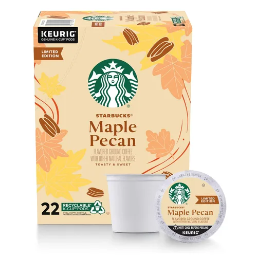 Vista 44 de Cápsulas de café K-Cup de Starbucks, café con sabor caliente o helado, caramelo, 10 cápsulas Keurig Cápsulas K-Cup 100% Arabica para cafeteras