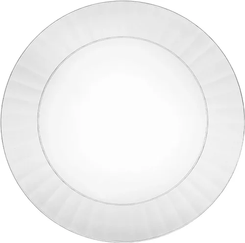 Vista 3 de Party Essentials plato rectangular de plástico duro para bocadillos