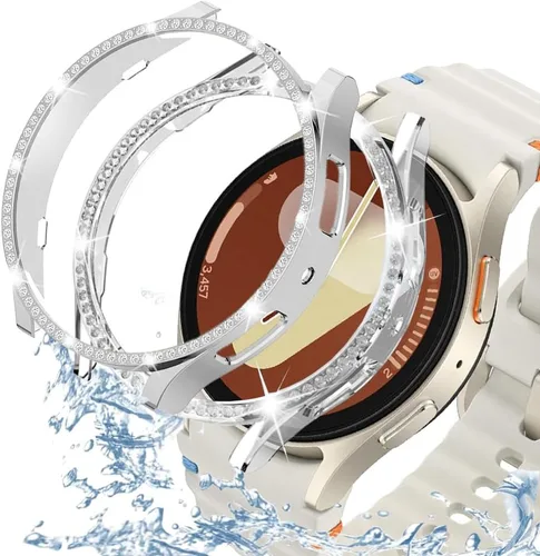 Vista 68 de DEALELE Paquete de 1 + 3 fundas compatibles con Samsung Galaxy Watch 7 Ultra (1.772 pulgadas), funda protectora de policarbonato transparente