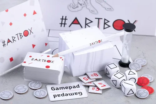 Vista 7 de Juego de mesa Artbox Juego de fiesta en tiempo real Edades 8 en adelante 3 a 8 jugadores Tiempo promedio de juego de 30 a 40 minutos Hecho
