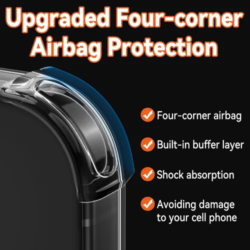 Vista 5 de Funda compatible con iPhone 13 con tarjetero, funda tipo cartera, transparente, delgada, suave, protectora a prueba de golpes, antiarañazos, funda