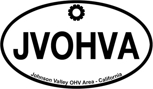 Vista 2 de CafePress Johnson Valley OHV Area - Adhesivo ovalado para parachoques