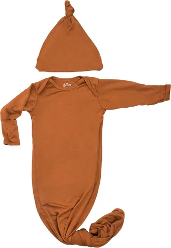 Vista 269 de Three Little Tots Vestido de corbata anudada para bebé recién nacido - Bebé