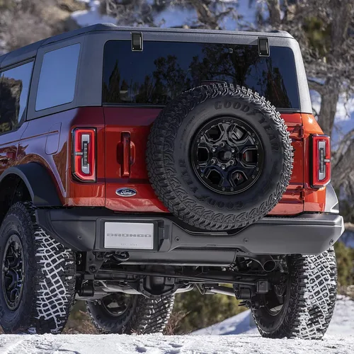 Vista 6 de sukemichi Cubierta de bisagra para puerta trasera, ventana trasera, cubierta de bisagra de vidrio para Ford Bronco, accesorios 2021 2022 2023 2024