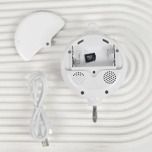 Vista 5 de Bluetooth móvil cuna móvil móvil caja de música giratoria giratorio gancho giratorio