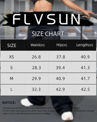Vista 7 de Pantalones cargo para mujer, elásticos, de cintura alta, holgados, con bolsillo con solapa, rectos, casuales, Y2K.