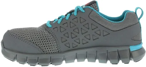 Vista 5 de Reebok Work RB044 - Cojín sublite para mujer, puntera de seguridad de aleación de trabajo, Azul
