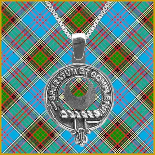 Vista 2 de Arnott Large 1" Scottish Clan Crest Pendant - Sterling Silver