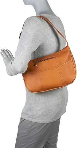 Vista 2 de Le Donne Bolso de hombro rápido de cuero