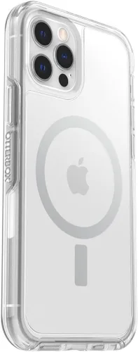 Vista 5 de OtterBox Symmetry - Funda con MagSafe para iPhone 12 y iPhone 12 PRO (solamente), embalaje no minorista, transparente