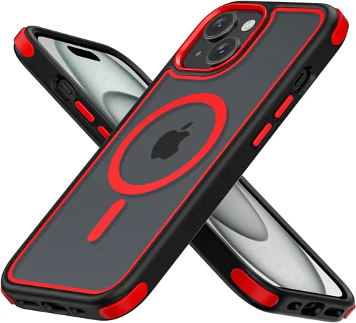 Vista 31 de Mobnano Funda para iPhone 13 Pro, compatible con MagSafe, funda transparente con anillo magnético, diseño multicolor protector a prueba de golpes