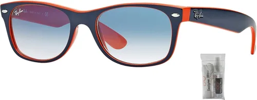 Vista 2 de Ray-Ban RB2132 NEW WAYFARER - Gafas de sol para hombres y mujeres paquete con kit de cuidado de gafas de cortesía de diseñador iWear