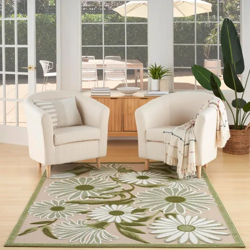 Vista 18 de Nourison Home Aloha - Alfombra beige de 2 pies 3 pulgadas x 12 pies, fácil de limpiar, no se desprende, para dormitorio, sala de estar, comedor