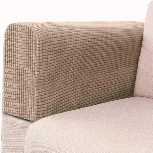 Vista 4 de SEWACC - Funda para reposabrazos de sofá, 2 piezas, toalla elástica universal para reposabrazos para sofá, paño protector elástico para oficina