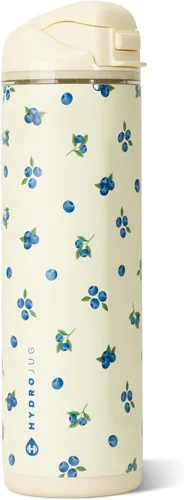 Vista 68 de HydroJug Ease2o - Botella de agua aislada de 24 onzas, tapa con popote y Duna