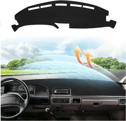 Vista 39 de CARTIST Cubierta de Tablero de Ajuste Personalizado para Chevy Chevrolet Silverado/GMC Sierra 1500 2014-2018, Silverado/GMC Sierra 2500HD 3500HD