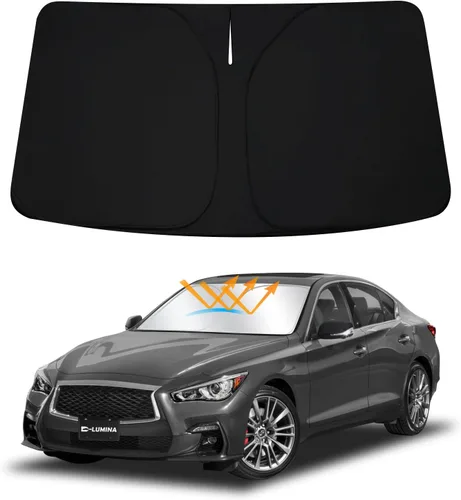 Vista 11 de D-Lumina - Parasol delantero Winshield para to-yota Tundra 2007-2021 Negro - Tundra 2007-2021