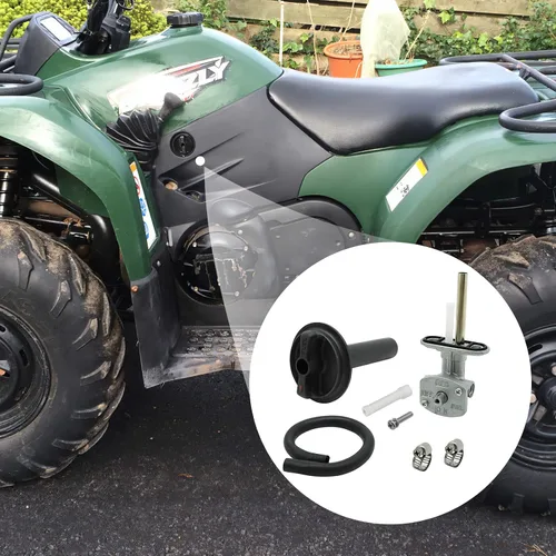 Vista 7 de M MATI Grifo de Combustible Petcock y Conjunto de Palanca para Yamaha ATV Kodiak 400 YFM400 Kodiak 450 YFM450 Grizzly 400 YFM400 Grizzly 450 YFM450