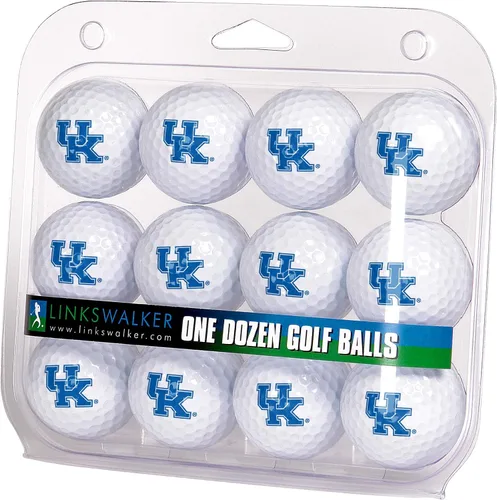 Vista 55 de LinksWalker Bolas de golf universitarias 12 bolas de regalo, tamaño reglamentario, bolas de 2 piezas