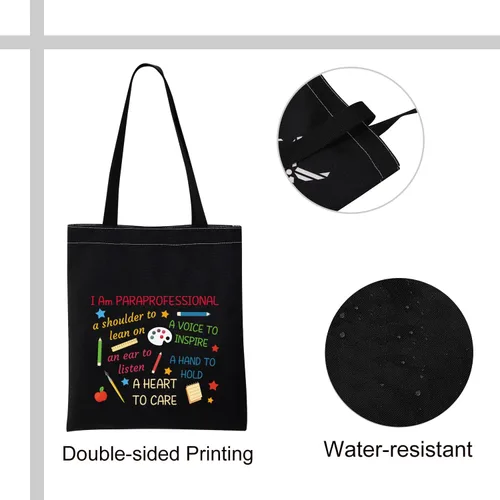 Vista 6 de Paraprofessional - Bolsa de maquillaje para asistente de enseñanza, bolsa con cremallera, regalos inspiradores, Bolsa
