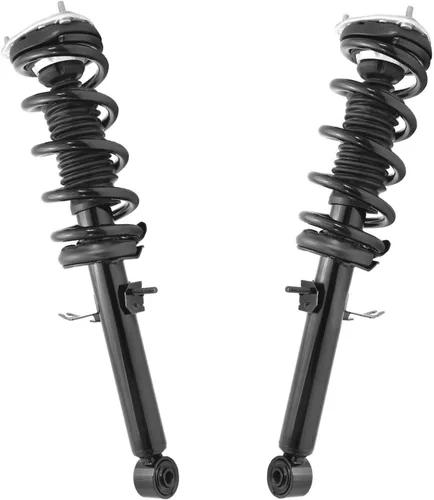 Vista 9 de Detroit Axle - Puntales 4WD para Ford Expedition Lincoln Navigator 1997-2002, 4 puntales completos con muelle helicoidal delantero trasero 1998 1999
