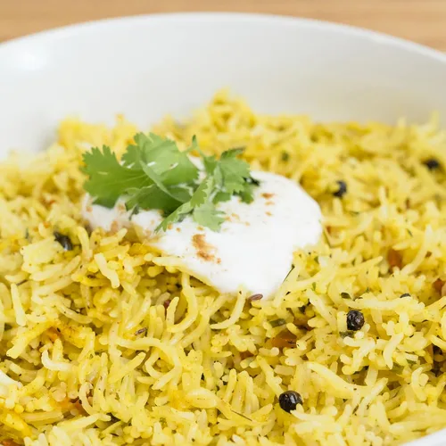 Vista 6 de NY SPICE SHOP Biryani vegetariano suave con arroz basmati, ingredientes premedidos incluidos, especias enteras fragantes, paquete de arroz gourmet
