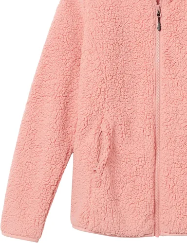 Vista 6 de Tienda Essentials - Chaqueta de sherpa para mujer con forro de vellón polar y cremallera de longitud completa