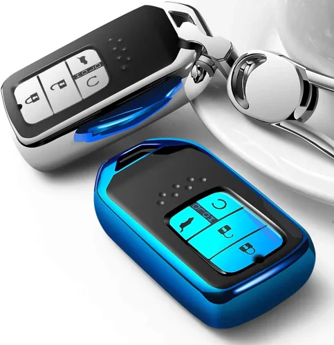 Vista 5 de Intermerge – Cubierta protectora para llave inteligente Honda de poliuretano termoplástico (TPU) suave especial