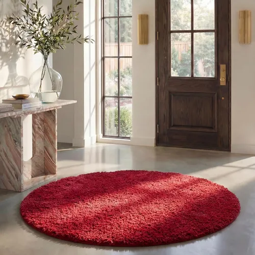Vista 74 de SAFAVIEH Colección August Shag - Alfombra de área de 6 x 9 pies, color lila, diseño sólido, no desprende pelusa y de fácil cuidado, grosor de 1.2