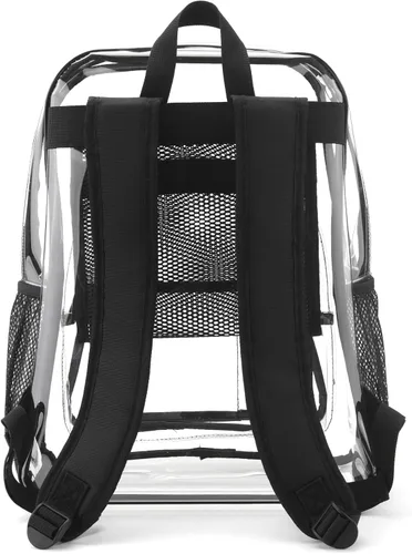 Vista 6 de Mochila transparente resistente para el trabajo XL, Claro, Moda