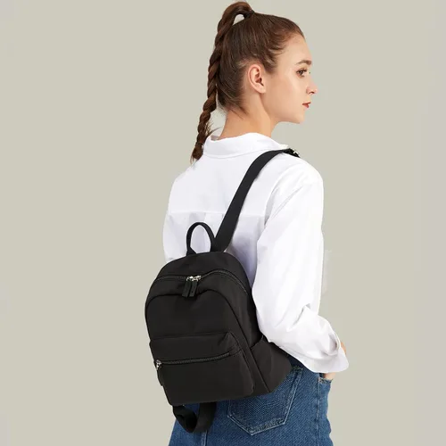 Vista 2 de Ecodudo Mini mochila monedero para mujeres, adolescentes y niñas, bolsa de moda pequeña, mini
