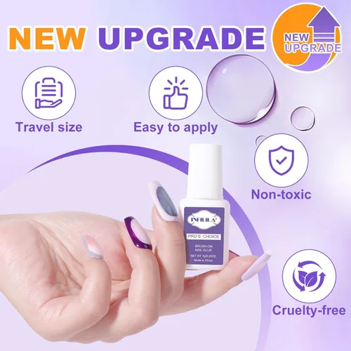 Vista 2 de Pegamento de uñas para uñas de acrílico.