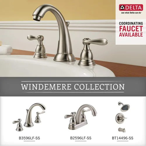 Vista 5 de Delta 79646-SS Windemere, Anillo para toalla, Accesorio de baño, 79646-SS Acero inoxidable brillante