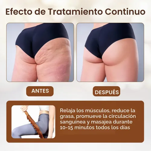Vista 7 de Herramientas de madera del masaje de la terapia, cepillo delgado del cuerpo