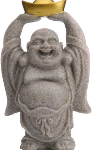 Vista 10 de Ulalaza Estatua de Buda para meditación, decoración del hogar, estatuas tailandesas de resina para manualidades