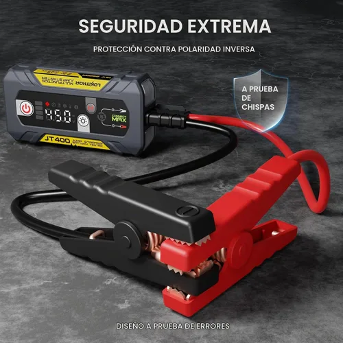 Vista 3 de LOKITHOR JT400 Arrancador de salto con probador de batería