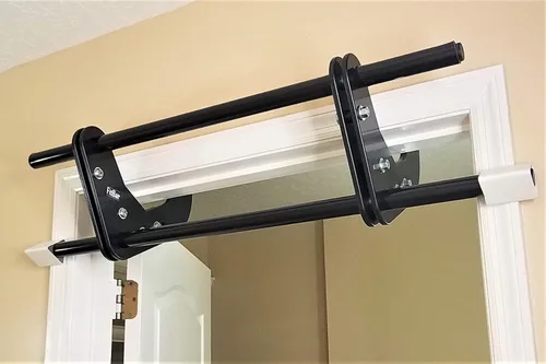 Vista 5 de FitBar Barra de dominadas para puerta Barra de barbilla Gimnasio en casa Entrenador de la parte superior del cuerpo Entrenador de fitness