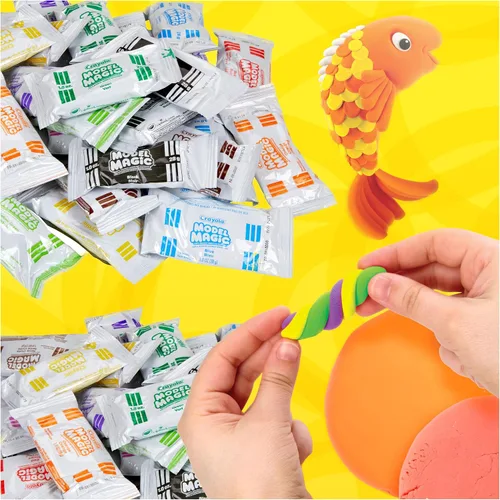 Vista 6 de Crayola Model Magic (paquete de 30), material de modelado secado al aire, imprescindible para el aula del profesor, suministros escolares