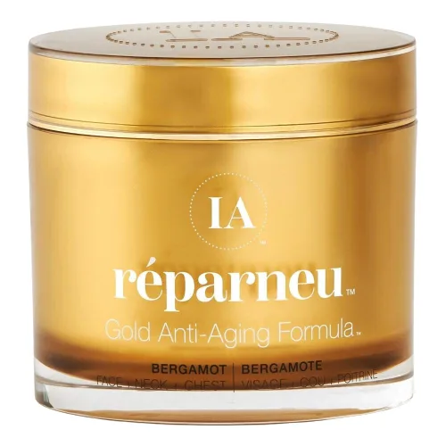 Vista 10 de InfiniteAloe réparneu Gold Fórmula antienvejecimiento, reafirmante del cuello, estiramiento facial, crema facial antiarrugas, aloe orgánico