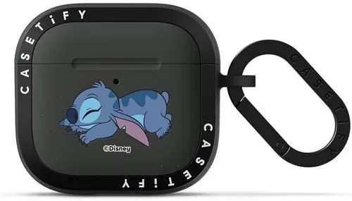 Vista 34 de CASETiFY AirPods Pro (1ª/2ª Gen) Estuche Bounce con Anillo [Colaboración Frozen] - Copo de Nieve de Anna - Taupe Mate