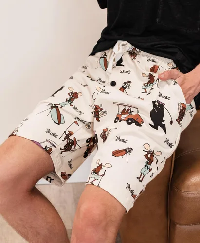 Vista 160 de Lazy One - Pantalones cortos de pijama para hombre, ropa de dormir