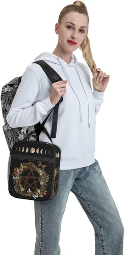 Vista 51 de Gianlaima Fiambrera aislada de fútbol americano para mujeres y hombres, bolsa de almuerzo portátil reutilizable para oficina, trabajo, viajes