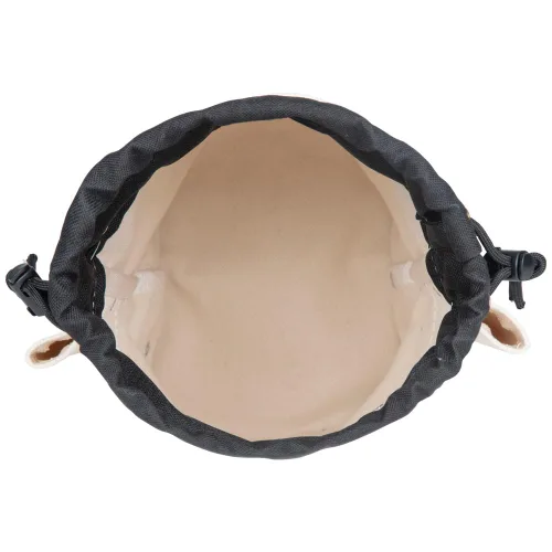 Vista 6 de Klein Tools 5416TCP - Bolsa de herramientas con cierre superior extra alto para pernos con cordón de 3 pulgadas, de lona resistente No. 4, de 5 x 12