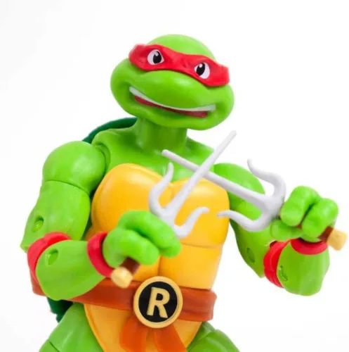Vista 4 de Loyal Subjects - Figura de acción de Raphael 5 de las Tortugas Ninja Mutantes Adolescentes de BST AXN (red)